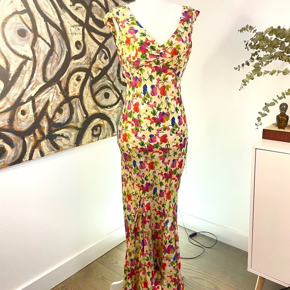 SALONI Multicolor Floral Dress